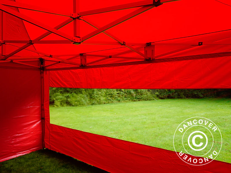 Namiot Ekspresowy FleXtents PRO 3x4,5m Czerwony, mq 4 ściany boczne - Image 16