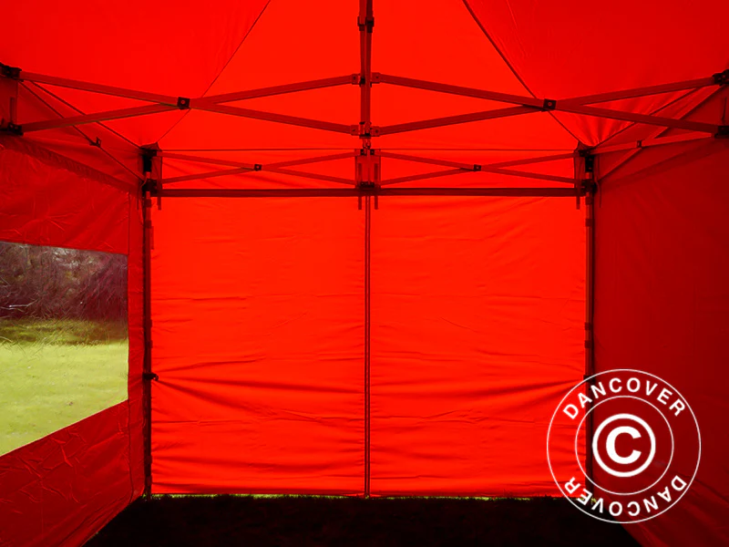 Namiot Ekspresowy FleXtents PRO 3x4,5m Czerwony, mq 4 ściany boczne - Image 17