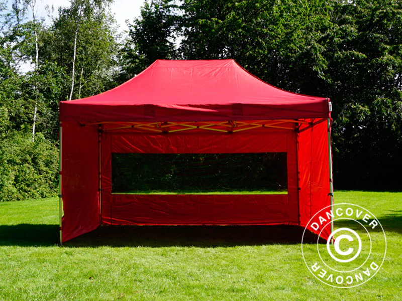 Namiot Ekspresowy FleXtents PRO 3x4,5m Czerwony, mq 4 ściany boczne - Image 18
