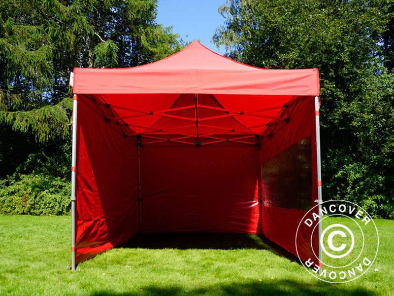 Namiot Ekspresowy FleXtents PRO 3x4,5m Czerwony, mq 4 ściany boczne - Image 19