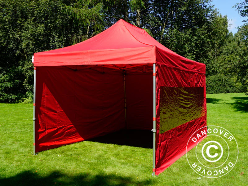 Namiot Ekspresowy FleXtents PRO 3x4,5m Czerwony, mq 4 ściany boczne - Image 20