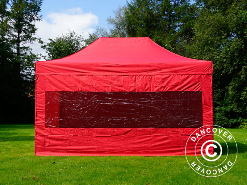 Namiot Ekspresowy FleXtents PRO 3x4,5m Czerwony, mq 4 ściany boczne - Image 21