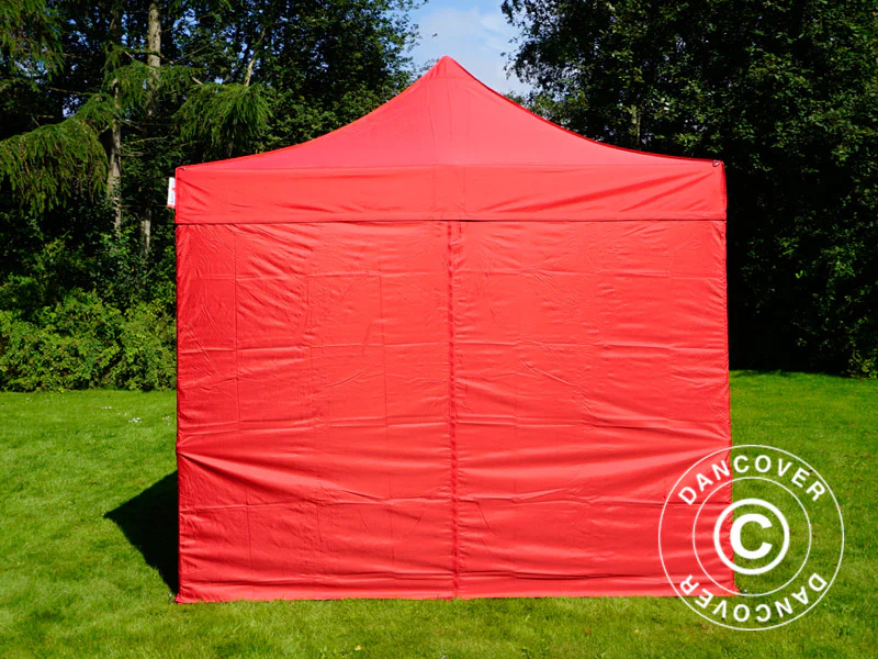 Namiot Ekspresowy FleXtents PRO 3x4,5m Czerwony, mq 4 ściany boczne - Image 5