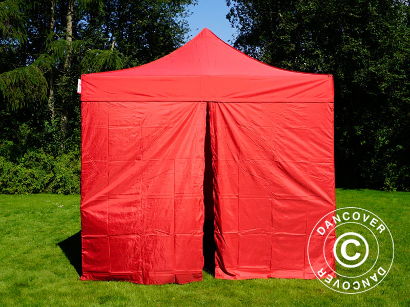 Namiot Ekspresowy FleXtents PRO 3x4,5m Czerwony, mq 4 ściany boczne - Image 6