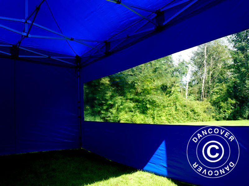 Namiot Ekspresowy FleXtents PRO 3x4,5m Niebieski, mq 4 ściany boczne - Image 14