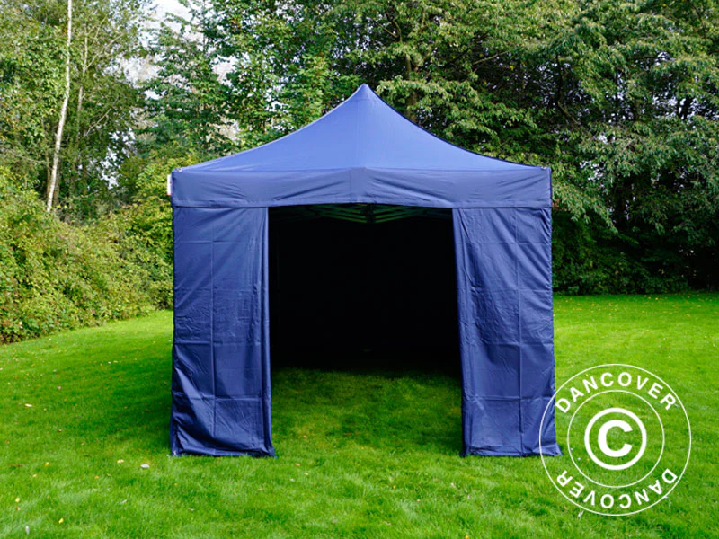 Namiot Ekspresowy FleXtents PRO 3x6m Ciemny niebieski, mq 6 ściany boczne - Image 3