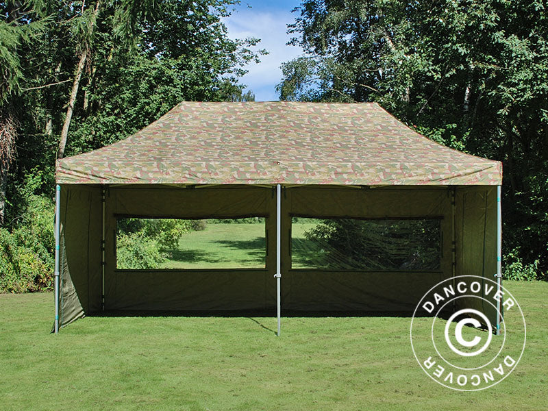 Namiot Ekspresowy FleXtents PRO 3x6m Kamuflaż/Wojskowy, mq 6 ściany boczne - Image 16