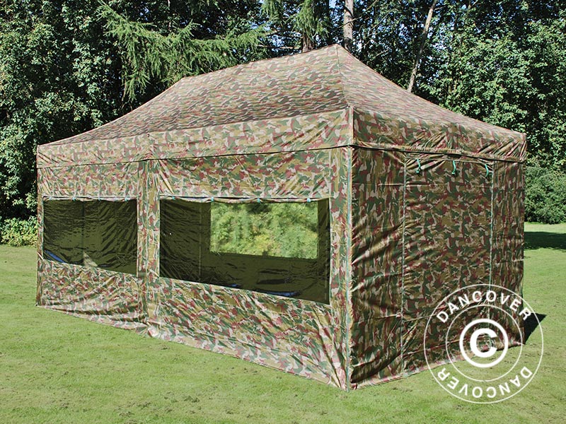 Namiot Ekspresowy FleXtents PRO 3x6m Kamuflaż/Wojskowy, mq 6 ściany boczne - Image 22