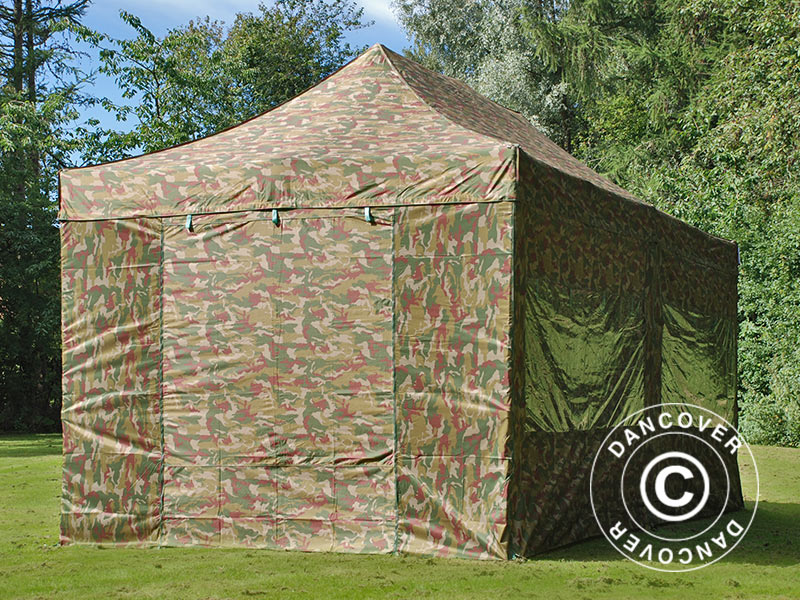 Namiot Ekspresowy FleXtents PRO 3x6m Kamuflaż/Wojskowy, mq 6 ściany boczne - Image 24