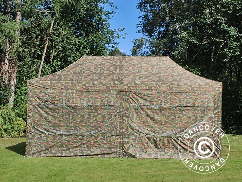 Namiot Ekspresowy FleXtents PRO 3x6m Kamuflaż/Wojskowy, mq 6 ściany boczne - Image 5