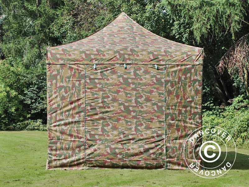Namiot Ekspresowy FleXtents PRO 3x6m Kamuflaż/Wojskowy, mq 6 ściany boczne - Image 6