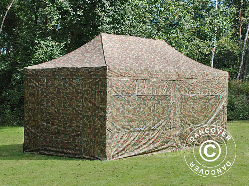 Namiot Ekspresowy FleXtents PRO 3x6m Kamuflaż/Wojskowy, mq 6 ściany boczne - Image 7