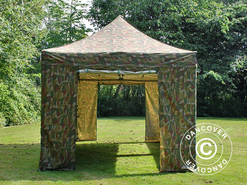 Namiot Ekspresowy FleXtents PRO 3x6m Kamuflaż/Wojskowy, mq 6 ściany boczne - Image 8