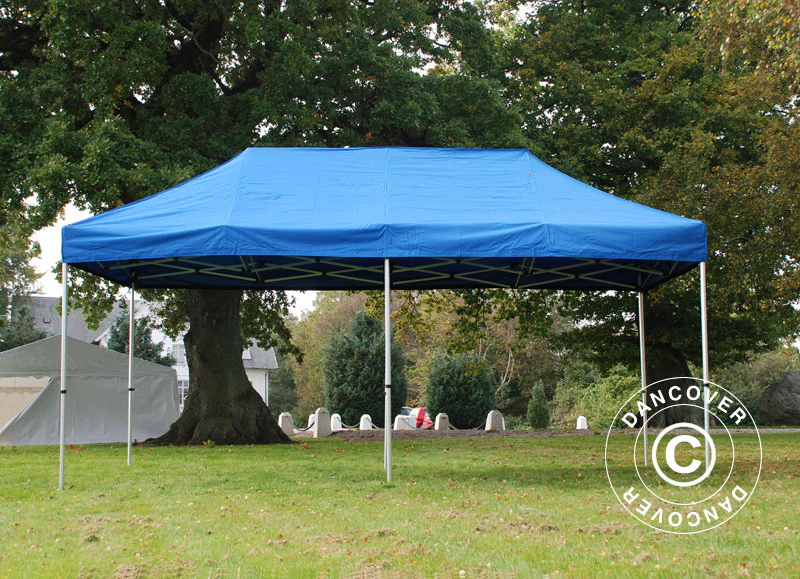 Namiot Ekspresowy FleXtents PRO 3x6m Niebieski, mq 6 ściany boczne - Image 4