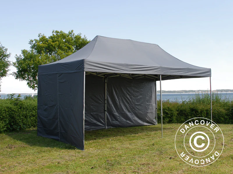 Namiot Ekspresowy FleXtents PRO 3x6m Szary, mq 6 ściany boczne - Image 10