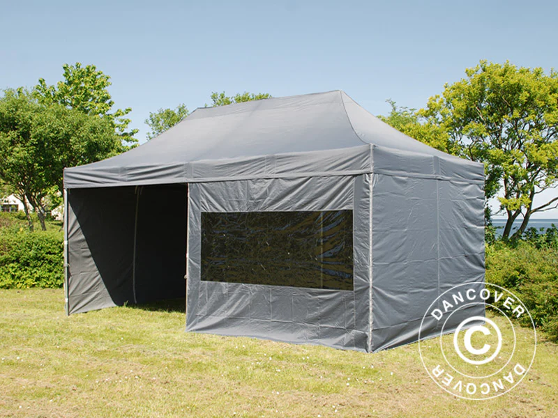 Namiot Ekspresowy FleXtents PRO 3x6m Szary, mq 6 ściany boczne - Image 15