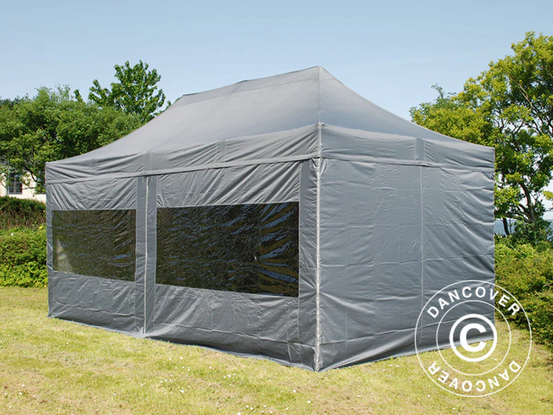 Namiot Ekspresowy FleXtents PRO 3x6m Szary, mq 6 ściany boczne - Image 16