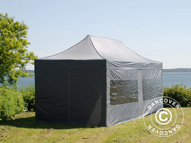 Namiot Ekspresowy FleXtents PRO 3x6m Szary, mq 6 ściany boczne - Image 17