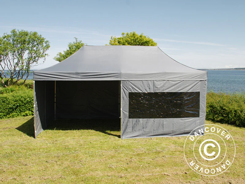 Namiot Ekspresowy FleXtents PRO 3x6m Szary, mq 6 ściany boczne - Image 19