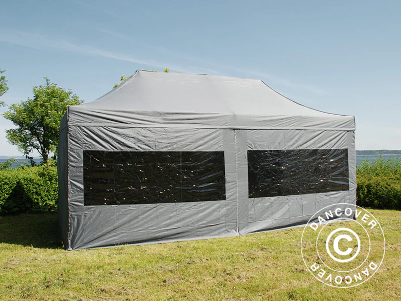Namiot Ekspresowy FleXtents PRO 3x6m Szary, mq 6 ściany boczne - Image 20
