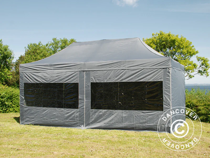 Namiot Ekspresowy FleXtents PRO 3x6m Szary, mq 6 ściany boczne - Image 22