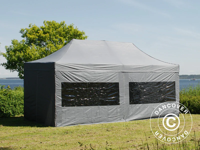 Namiot Ekspresowy FleXtents PRO 3x6m Szary, mq 6 ściany boczne - Image 25