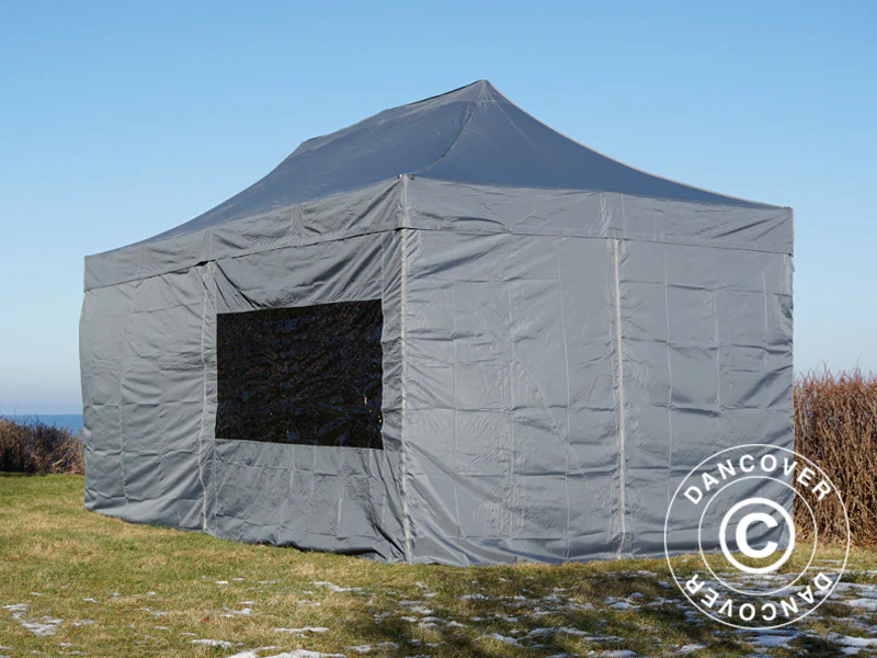 Namiot Ekspresowy FleXtents PRO 3x6m Szary, mq 6 ściany boczne - Image 27