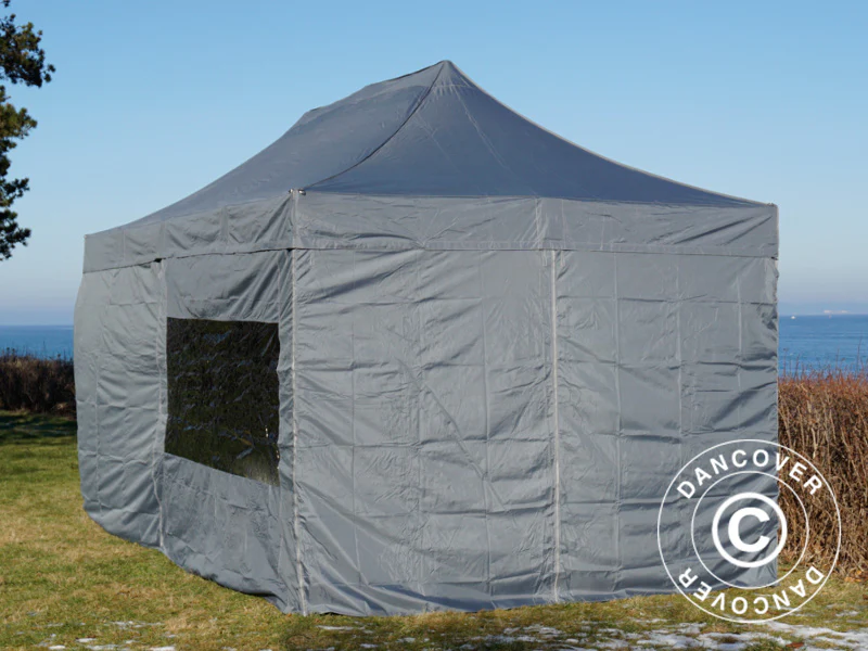 Namiot Ekspresowy FleXtents PRO 3x6m Szary, mq 6 ściany boczne - Image 28