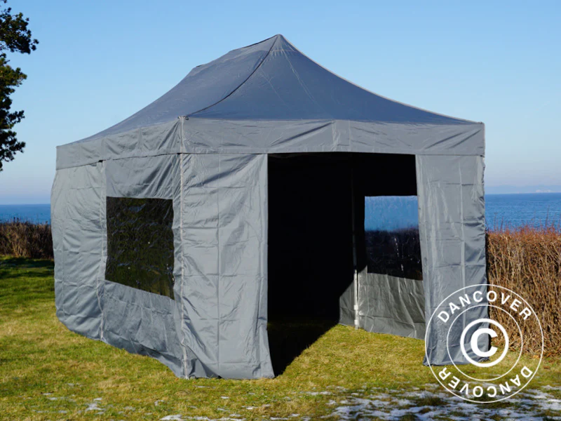 Namiot Ekspresowy FleXtents PRO 3x6m Szary, mq 6 ściany boczne - Image 33