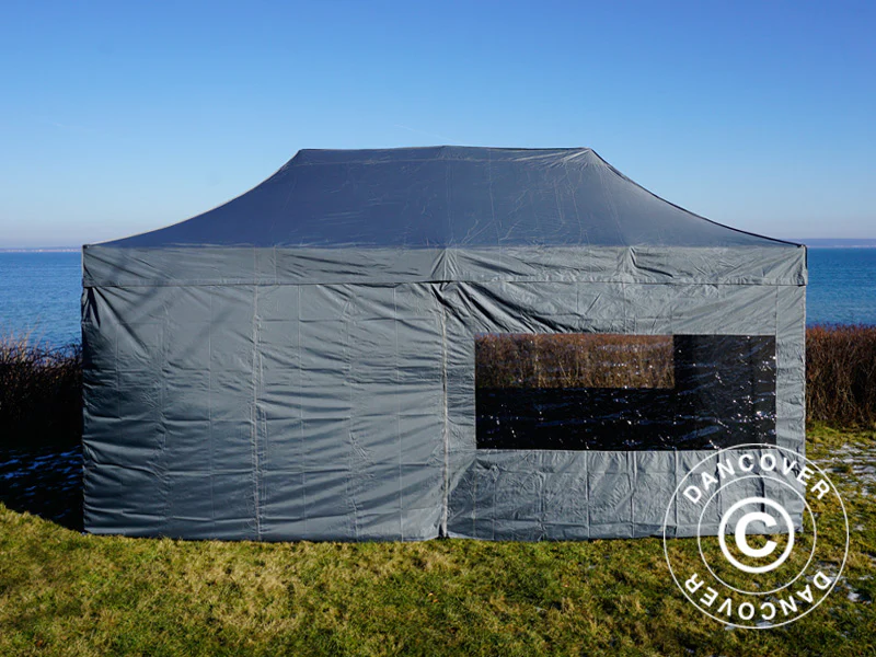 Namiot Ekspresowy FleXtents PRO 3x6m Szary, mq 6 ściany boczne - Image 36