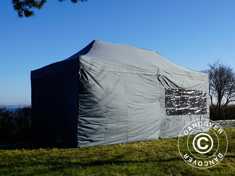 Namiot Ekspresowy FleXtents PRO 3x6m Szary, mq 6 ściany boczne - Image 37