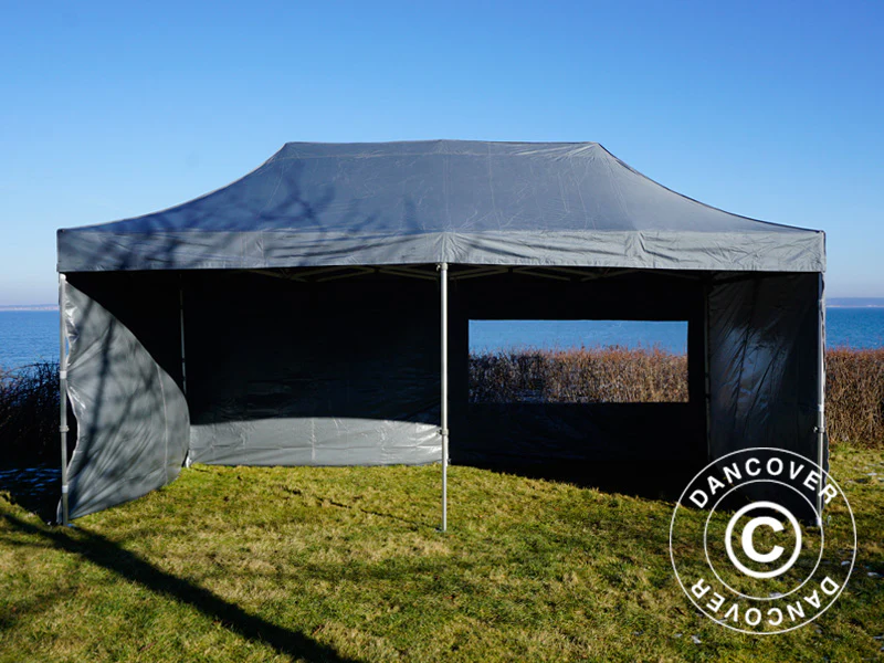 Namiot Ekspresowy FleXtents PRO 3x6m Szary, mq 6 ściany boczne - Image 39