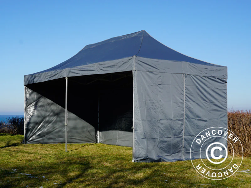 Namiot Ekspresowy FleXtents PRO 3x6m Szary, mq 6 ściany boczne - Image 41