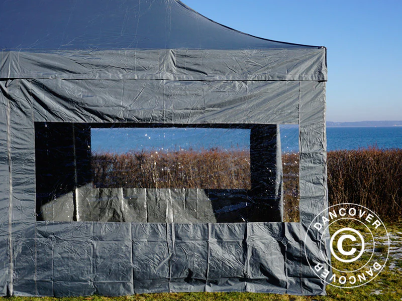 Namiot Ekspresowy FleXtents PRO 3x6m Szary, mq 6 ściany boczne - Image 44