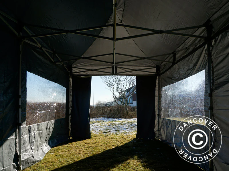Namiot Ekspresowy FleXtents PRO 3x6m Szary, mq 6 ściany boczne - Image 47
