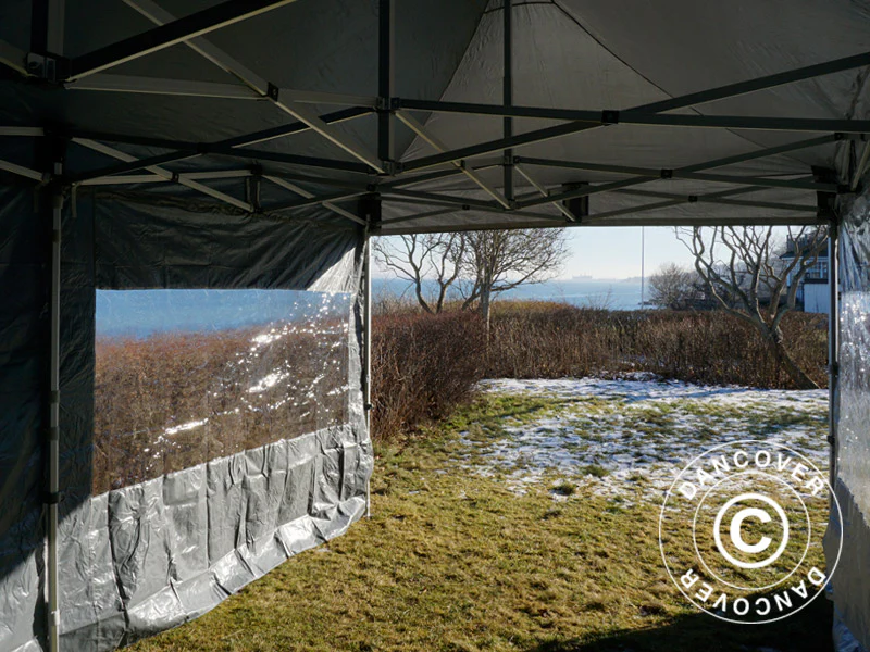 Namiot Ekspresowy FleXtents PRO 3x6m Szary, mq 6 ściany boczne - Image 49