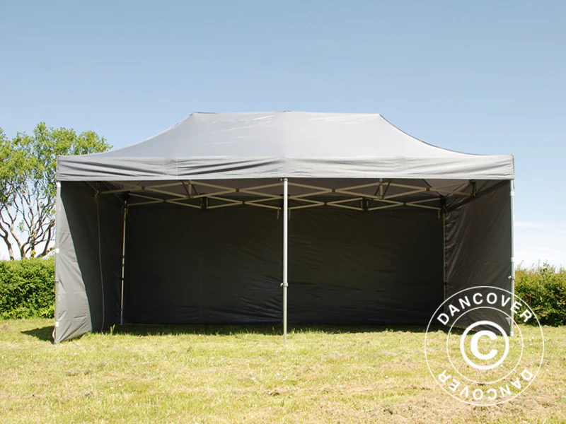 Namiot Ekspresowy FleXtents PRO 3x6m Szary, mq 6 ściany boczne - Image 8