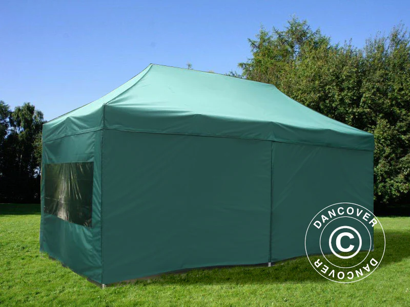 Namiot Ekspresowy FleXtents PRO 3x6m Zielony, mq 6 ściany boczne - Image 2