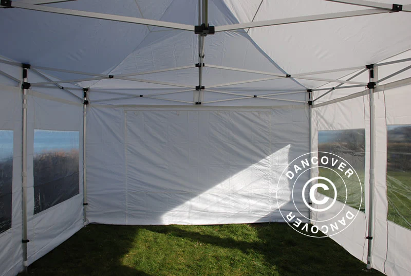 Namiot Ekspresowy FleXtents PRO 4x12m Biały, mq ściany boczne - Image 4