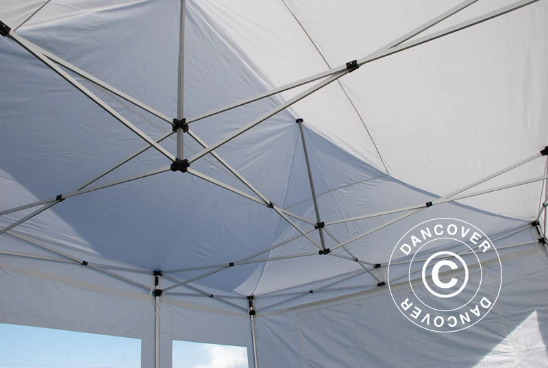 Namiot Ekspresowy FleXtents PRO 4x12m Biały, mq ściany boczne - Image 5