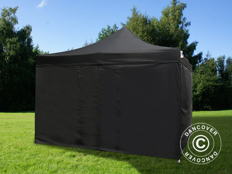 Namiot Ekspresowy FleXtents PRO 4x4m Czarny, mq 4 ściany boczne - Image 5