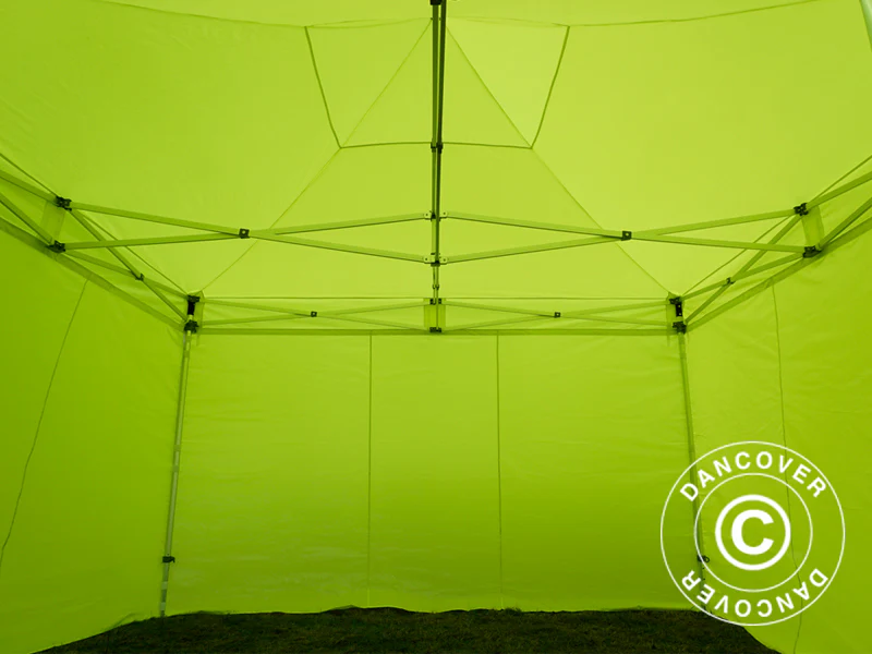 Namiot Ekspresowy FleXtents PRO 4x4m Jaskrawożółty/zielony, mq 4 ściany boczne - Image 17