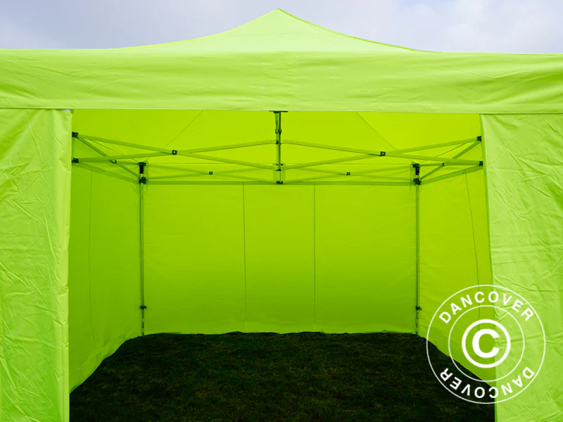 Namiot Ekspresowy FleXtents PRO 4x4m Jaskrawożółty/zielony, mq 4 ściany boczne - Image 18