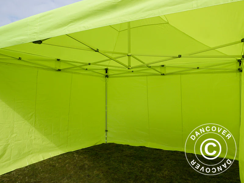 Namiot Ekspresowy FleXtents PRO 4x4m Jaskrawożółty/zielony, mq 4 ściany boczne - Image 19