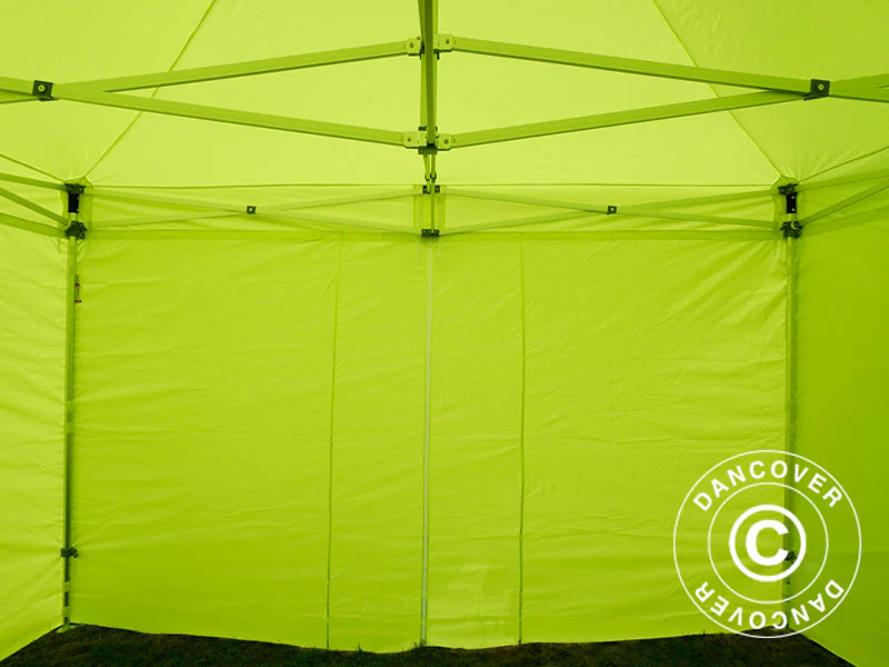 Namiot Ekspresowy FleXtents PRO 4x4m Jaskrawożółty/zielony, mq 4 ściany boczne - Image 22