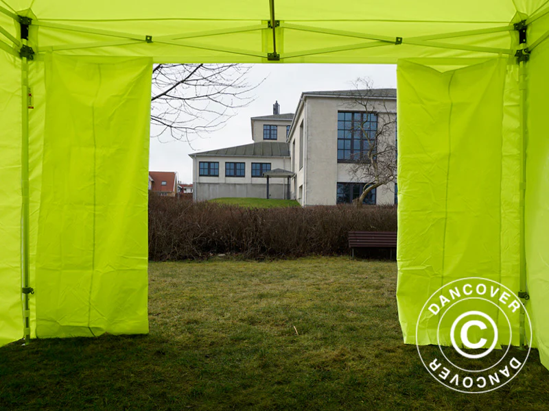Namiot Ekspresowy FleXtents PRO 4x4m Jaskrawożółty/zielony, mq 4 ściany boczne - Image 26