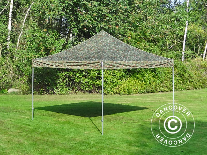 Namiot Ekspresowy FleXtents PRO 4x4m Kamuflaż/Wojskowy, mq 4 ściany boczne - Image 19