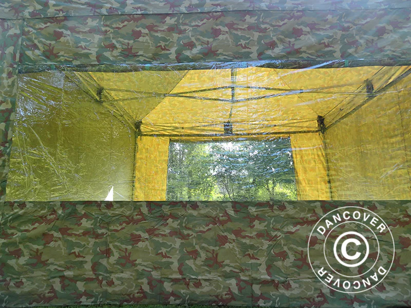 Namiot Ekspresowy FleXtents PRO 4x4m Kamuflaż/Wojskowy, mq 4 ściany boczne - Image 7
