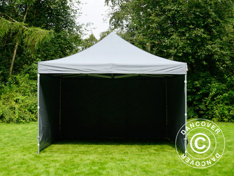 Namiot Ekspresowy FleXtents PRO 4x4m Szary, mq 4 ściany boczne - Image 10