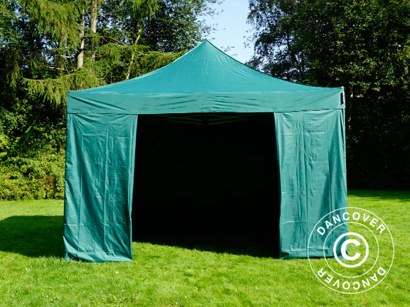Namiot Ekspresowy FleXtents PRO 4x4m Zielony, mq 4 ściany boczne - Image 5